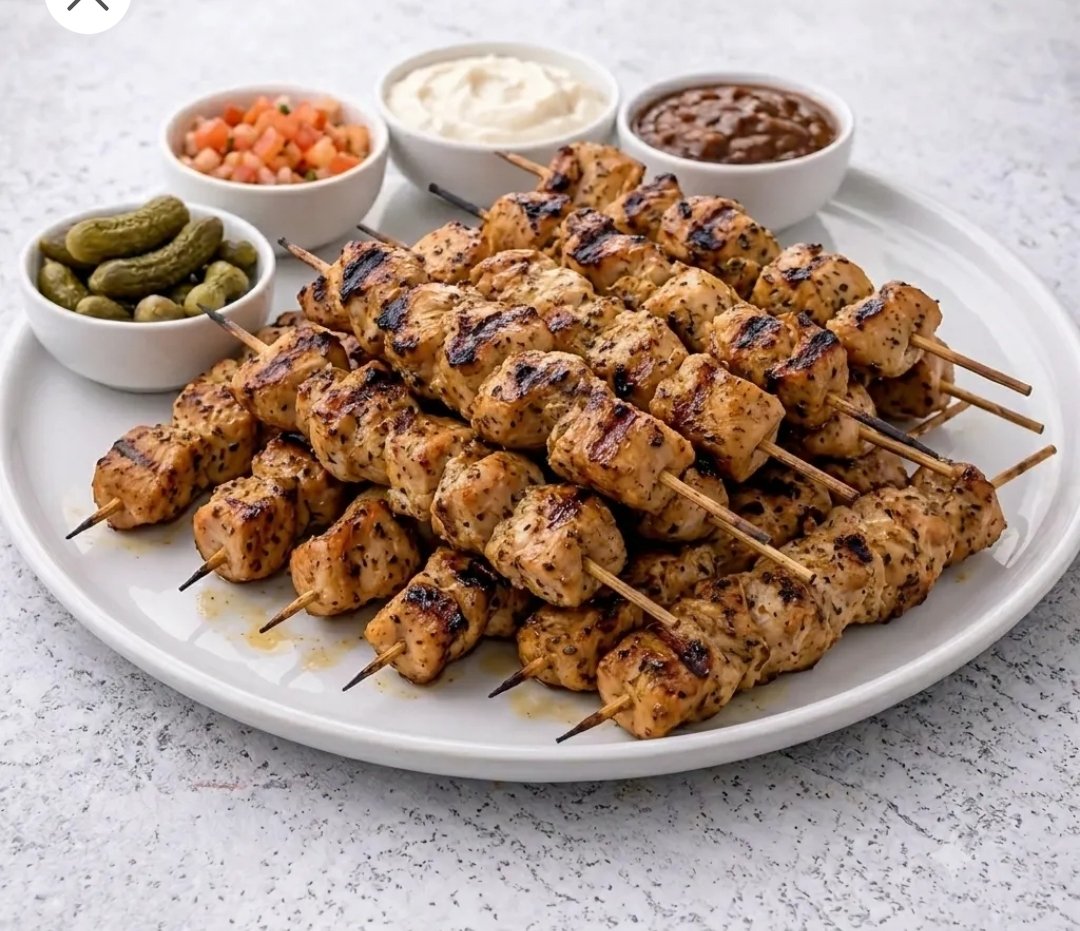 كباب دجاج مشوي